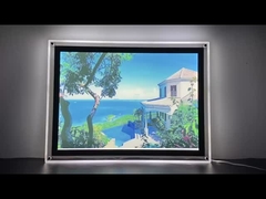 80000hrs Led Light Box Frame Exhibition Display Reverso iluminado caja de luz RoSH