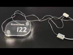 15 mm 10 mm Tubo de luz LED de neón Vertical Horizontal colgante 12V Iluminación Signo de nombre