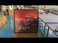 Caja de luz led ultra delgada.