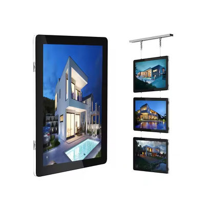 comprar Pantalla de visualización de la caja de luz de suspensión giratorio para señales de la tienda Menús Fotos Fabricación en línea