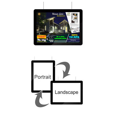 comprar Cuadro marco de fotografía cajas de luz publicitarias panel acrílico LED 210mm X 297mm Fabricación en línea