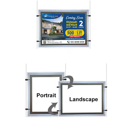 comprar OEM Hanging Acrylic Led Sign Board Crystal LED Ultra Thin Led Light Box Pad de rastreo de la caja de luz Fabricación en línea