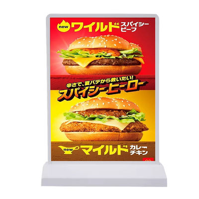 comprar A4 210 mm X 297 mm Caja de luz recargable con interruptor táctil Led Caja de luz publicitaria Fabricación en línea