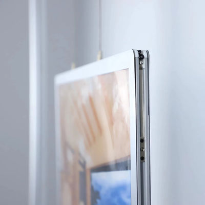 comprar Diseño de clip Caja de luz publicitaria de 2500 Lux Caja de luz de cartel con 2835 tira LED Fabricación en línea