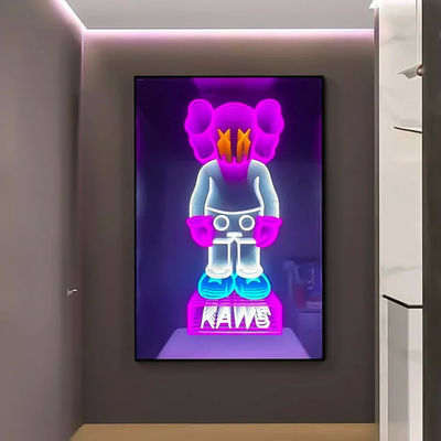comprar Espejo 3D personalizado de neón de señalización de fiesta Decoración multicolor RGB Led Neón Fabricación en línea