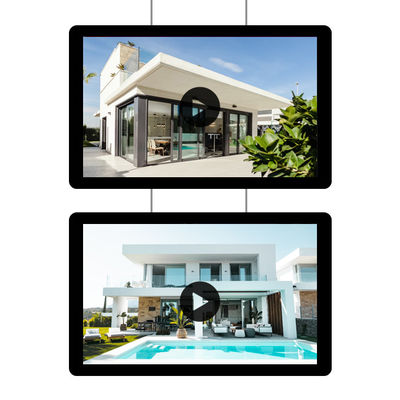 comprar HD cartel de publicidad pantalla de señalización digital colgando 21.5 pulgadas de publicidad máquina de visualización Fabricación en línea