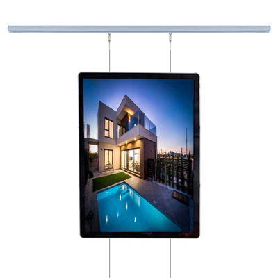 comprar Display de aluminio de bienes raíces caja de luz marco retroiluminado acrílico publicidad cristal caja de luz Fabricación en línea