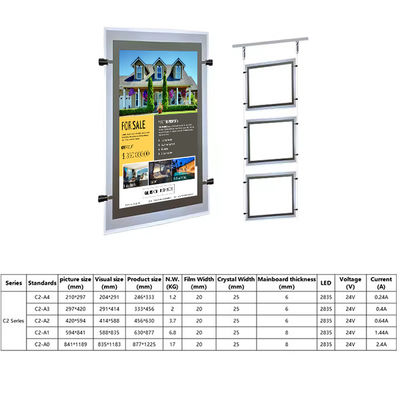 comprar Caja de luz LED duradera para exteriores fábrica de venta al por mayor Caja de luz publicitaria impermeable para interiores Fabricación en línea