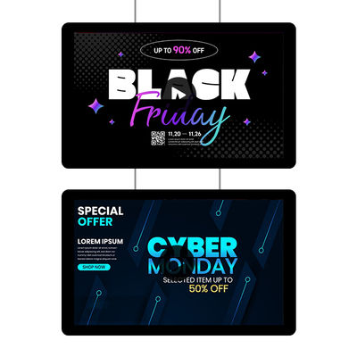comprar Las pantallas de publicidad digital de un solo lado de alta tensión de 24 V de profesionales montadas en la pared o suspendidas Fabricación en línea