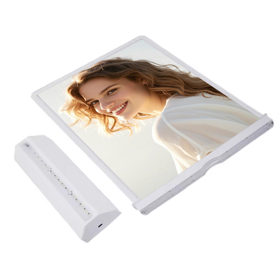 comprar Caja de luz de cristal de oficina Caja de luz de LED recargable Impresora A4 Impresión rápida Fabricación en línea