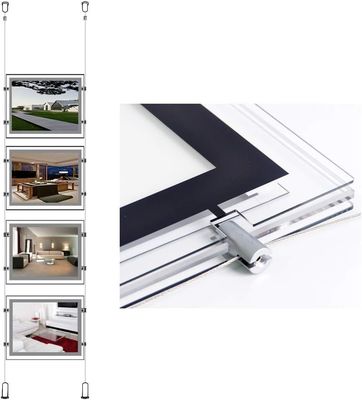 comprar A4 Landscape Crystal Light Box with Innovative Hidden Fixtures and Highest Brightness LED Backlit for Long Life No Maintenance Fabricación en línea
