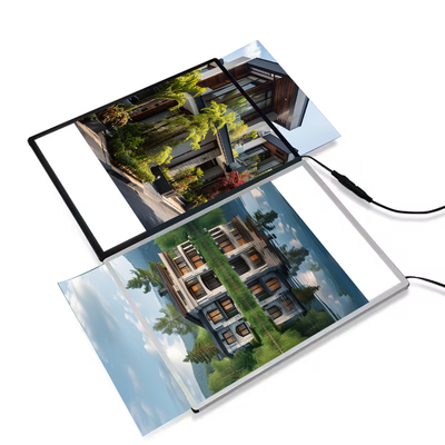 Adverting Light Boxes Ultra-Thin Clear LED Light Box Glass LED Light Box