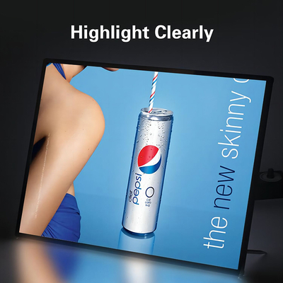 Ultra-Thin Glass LED Light Box High Definition LED Light Box