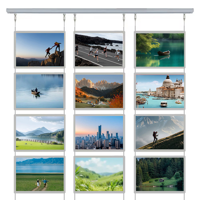 A4 Crystal Light Box Company Cartel de la pared Acrílico 2835 Caja de luz de publicidad LED